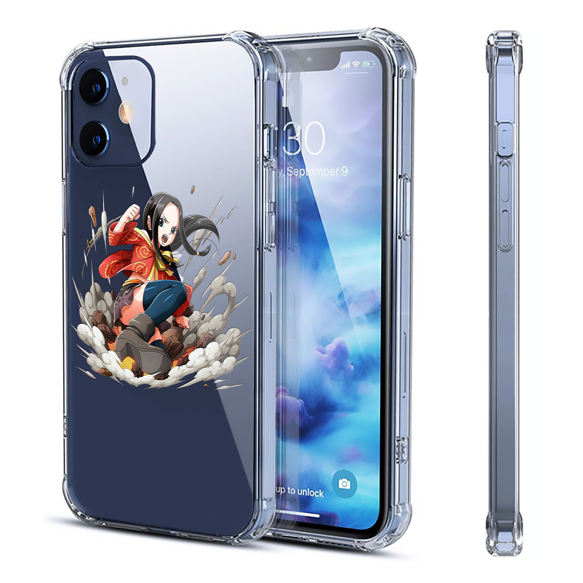 （画像用） ワンピース ボア・ハンコック ONE PIECE Boa·Hancock 【iPhone 12シリーズ対応】透明スマホケース（クリアソフトケース）